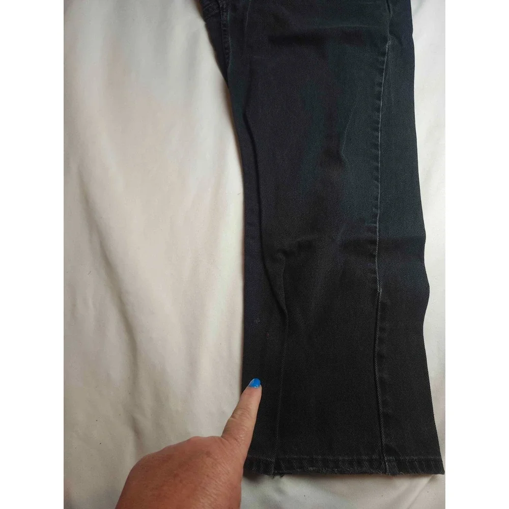 Levi's 550 Jeans Mens Size 34x28 Black Denim Relaxed Fit Straight Leg Casual